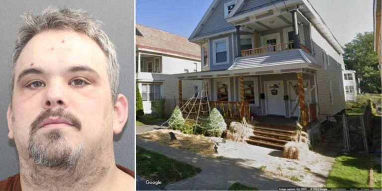 Robert Buskey was charged with manslaughter in the starvation death of his 5-year-old daughter at a Schenectady home on Elmer Avenue on Sunday, April 14.  — Schenectady County DA // Google Maps street view