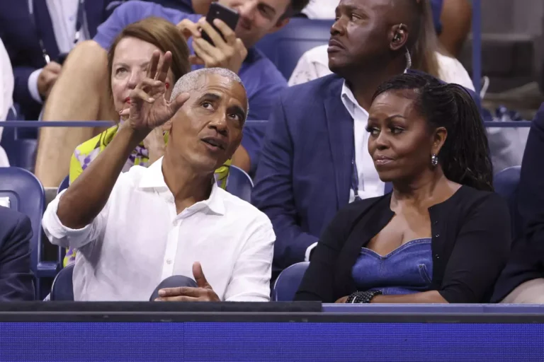 Former President of the United States Barack Obama and former First Lady Michelle Obama in 2023. (Jean Catuffe / GC Images)