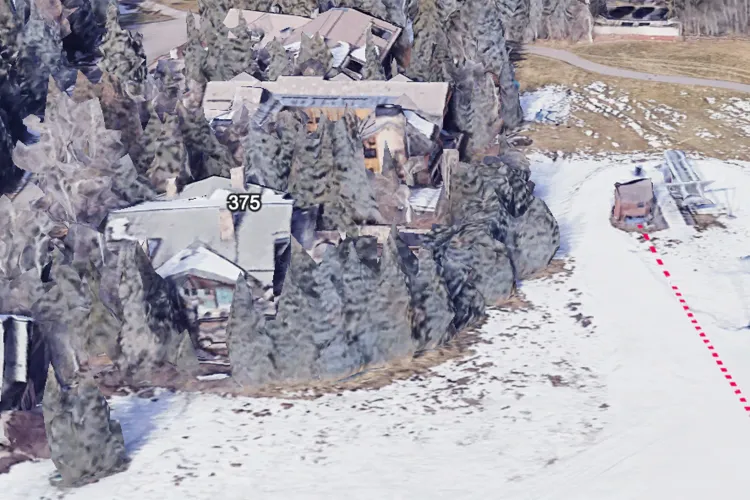 The estate in Colorado that Jeffrey Epstein owned. Credit : Google Earth