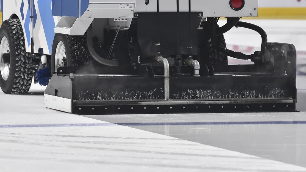 A Zamboni driver was killed after being injured in a collision at the Edora Pool Ice Center in Fort Collins, Colorado, city officials said.(Photo by Minas Panagiotakis/Getty Images, file)