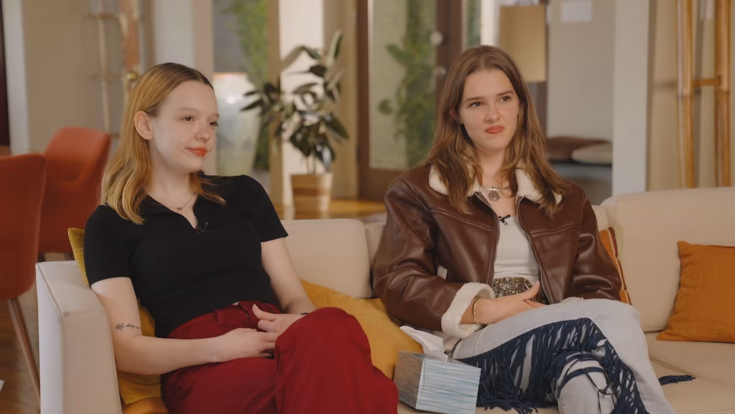 Jolinda Turpin, left and Julissa Turpin sit down for an interview with ABC News' Diane Sawyer. ABC News
